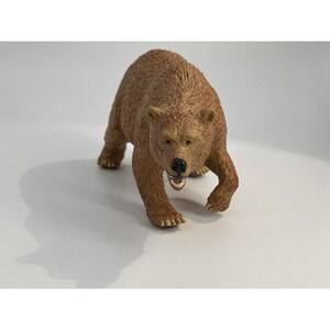Vintage 1995 Safari Ltd Brown Bear Animal Figure Toy